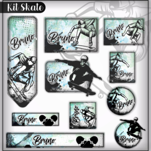 Etiqueta Escolar Skate