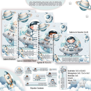 Combo Escolar Astronauta