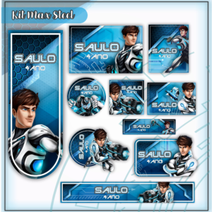 Etiqueta Escolar Max Steel