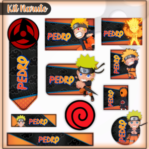 Etiqueta Escolar Naruto