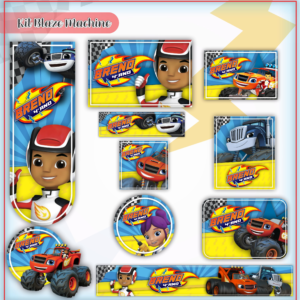Etiqueta Escolar Blaze Machine