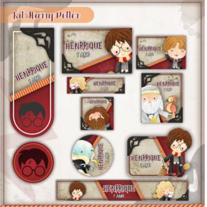 Etiqueta Escolar Harry Potter