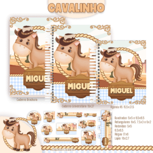 Combo Escolar Cavalinho