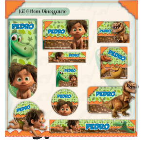 Etiqueta Escolar O Bom Dinossauro