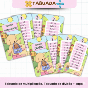 Tabuada Bobbie Goods Multiplicação e Divisão