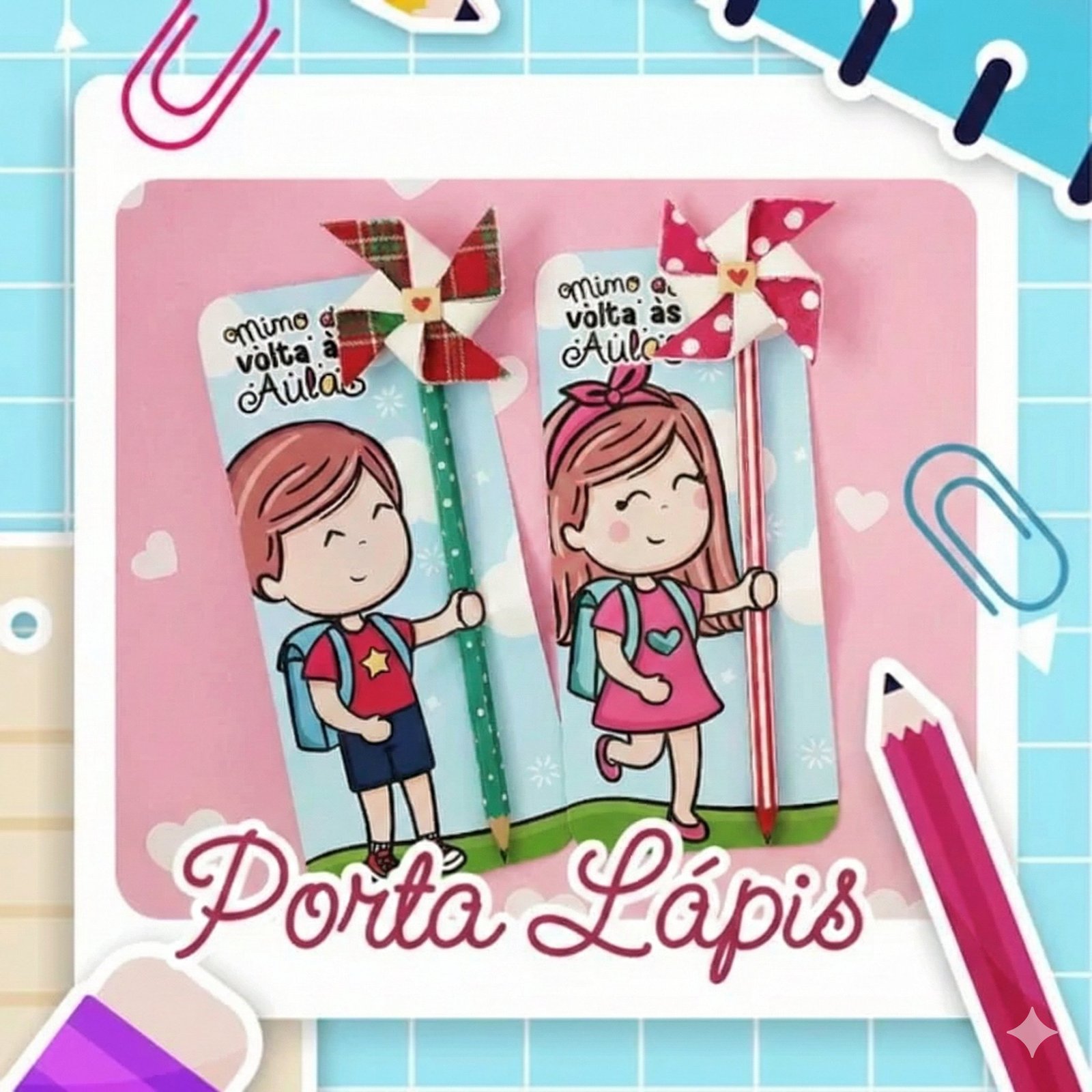 Card Lápis Volta As Aulas