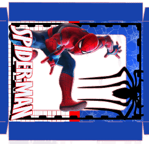 Caixa Ovo De Colher Homem Aranha