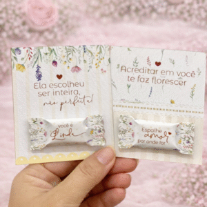 Card Com Balinha Dia Das Mulheres