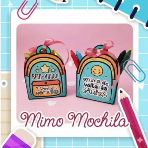 Mimo Mochila Volta As Aulas