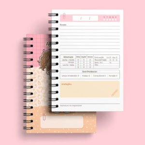 Agenda Creche 2026  Sem Data 1Dpp - Wire-O Espiral