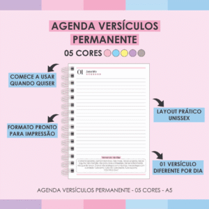 Agenda Versículos Permanente