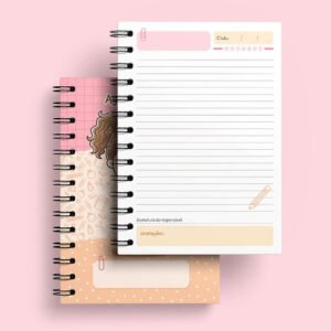 Agenda Escolar 2026 Sem Data 1Dpp E 2Dpp - Wire-O Espiral