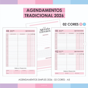 Agendamentos Tradicional 2026