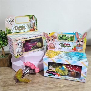 Caixinha De Alcinha Com  Visor Páscoa