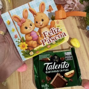 Cartão Chocolate Talento Páscoa