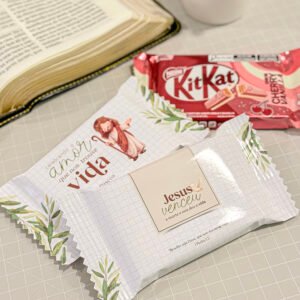 Rótulo Kitkat Páscoa