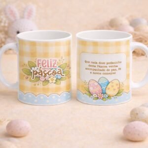 Arte Caneca Páscoa