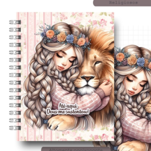 Capa Leão E Menina Cabelo Loiro