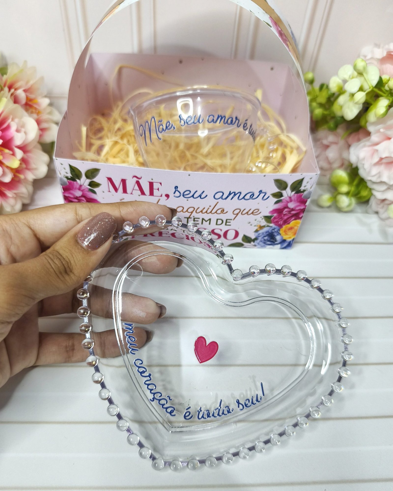 Cesta Para Pires Ou Xícara Dia Das Mães