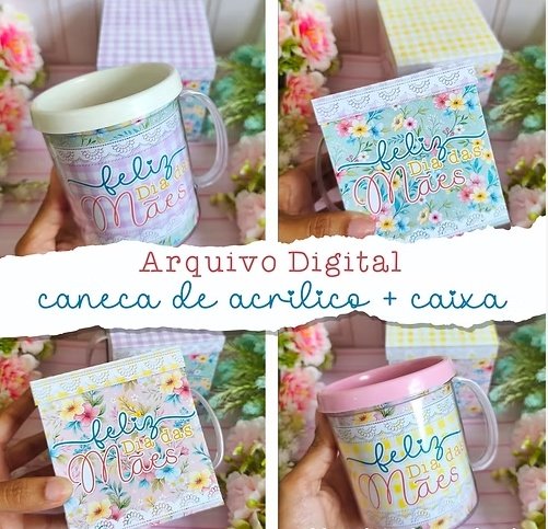Caneca E Caixa Dia Das Mães