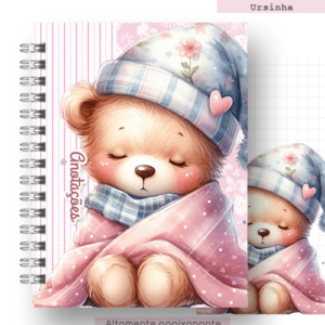 Capa Ursinha Enrolada No Cobertor