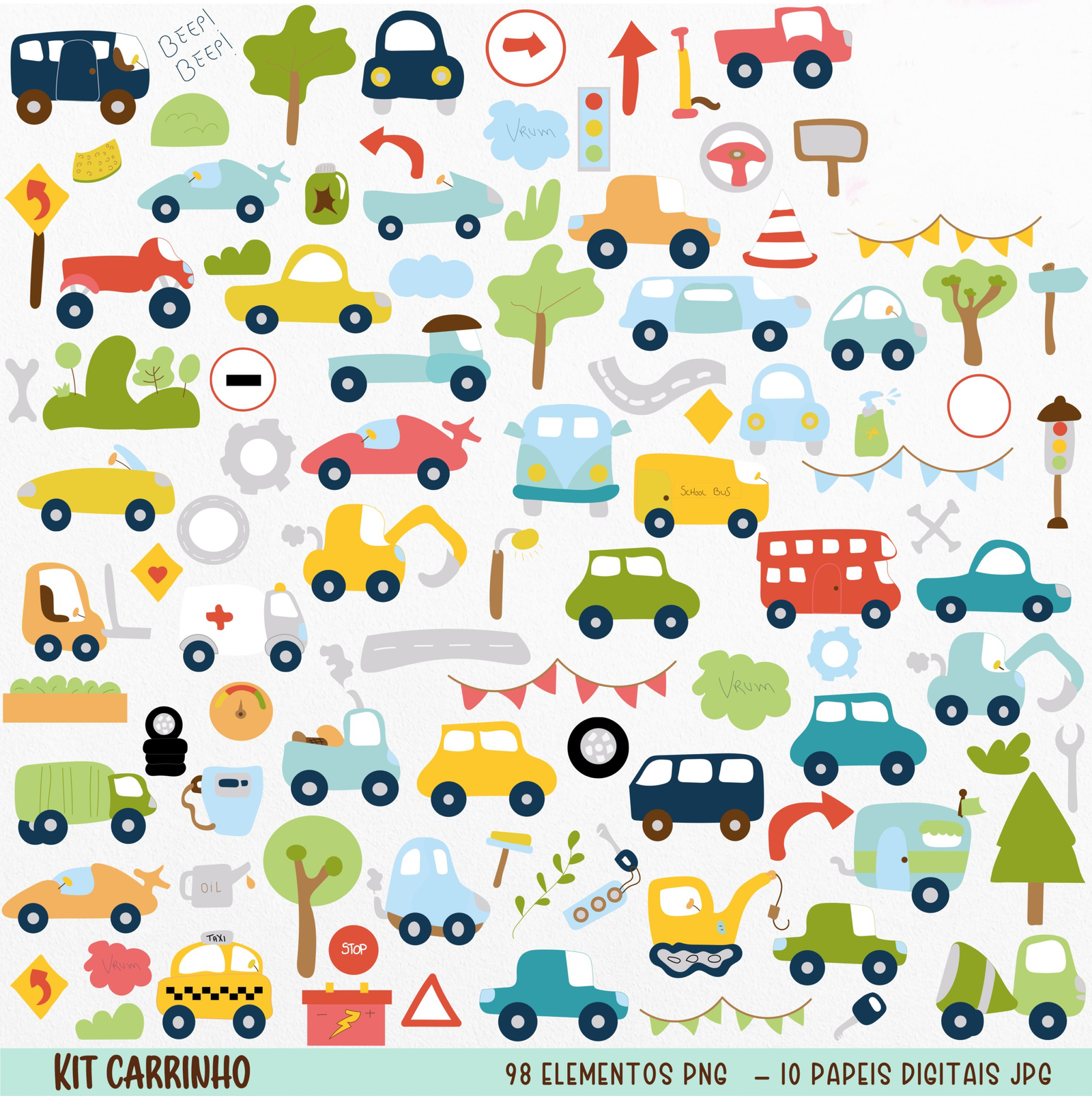 Kit Digital Carrinhos