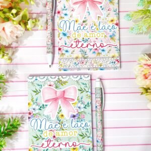 Bloquinho + Caneta Dia Das Mães