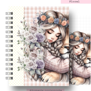 Capa Menina E O Leão - Flores