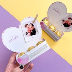 Coração 3 Doces Dia Das Mães