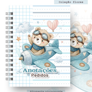 Capa Ursinho Aviador