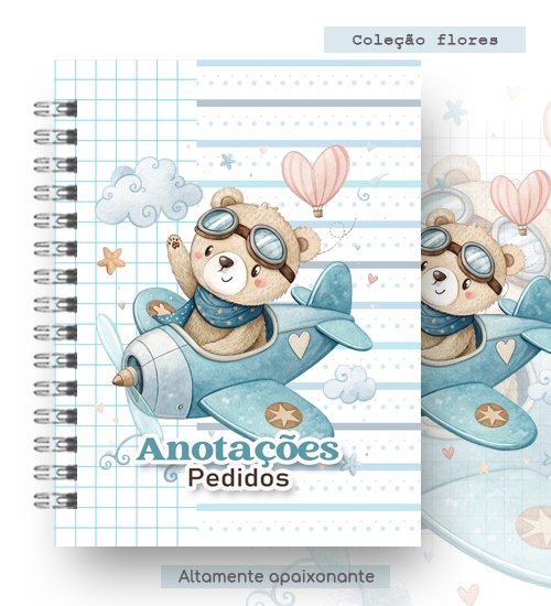 Capa Ursinho Aviador