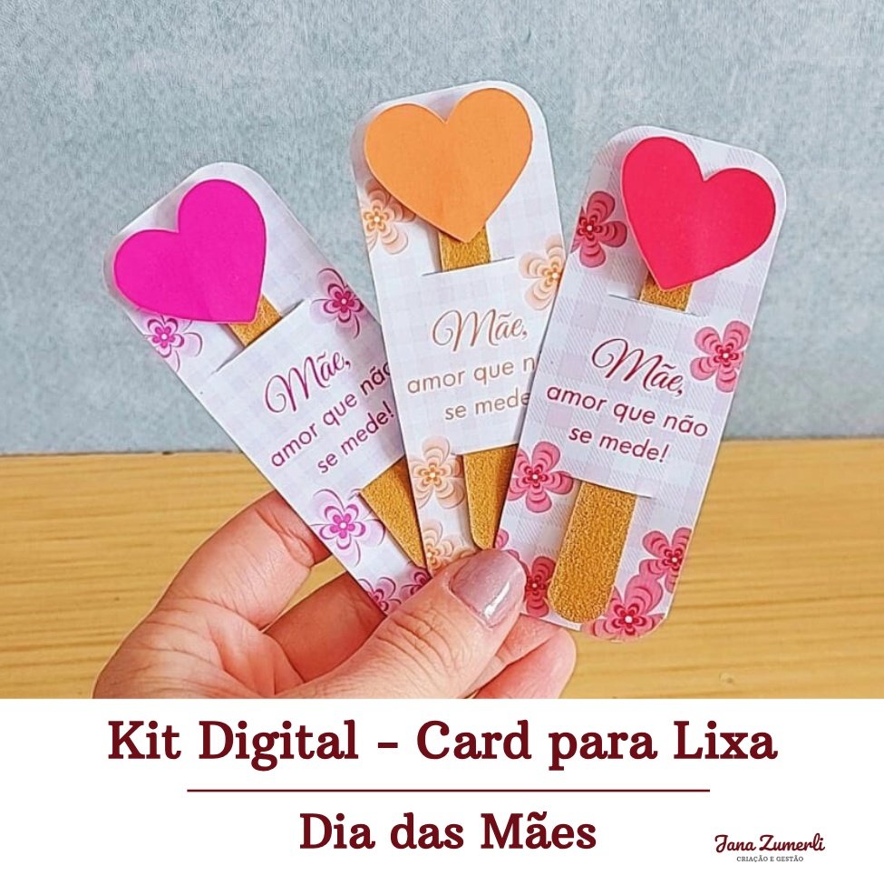 Porta Lixa Coração Dia Das Mães