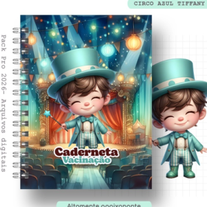 Capa Circo Azul Tiffany