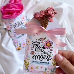 Card Com Bolso Dia Das Mães