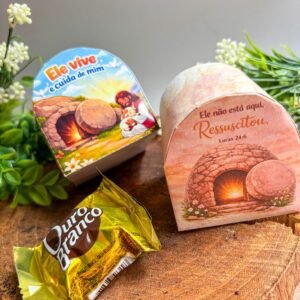 Caxinha Para Bombom Páscoa Cristã