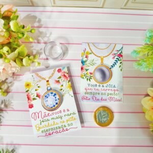 Card Colar Potinho De Creme Dia Das Mães