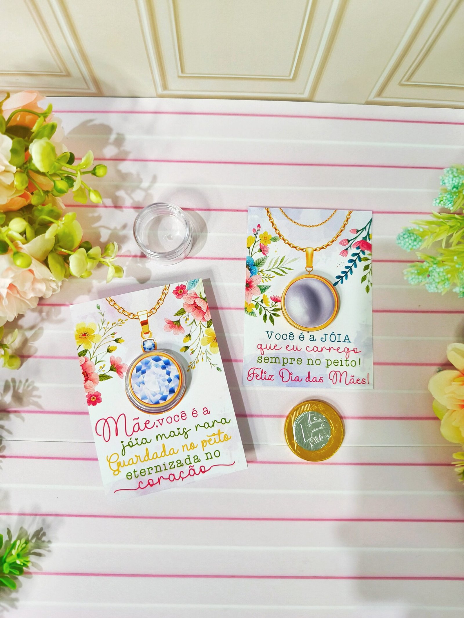 Card Colar Potinho De Creme Dia Das Mães