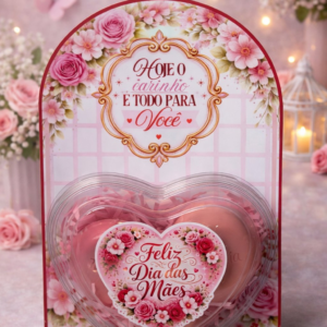 Card Gigante Para Coração Acetato