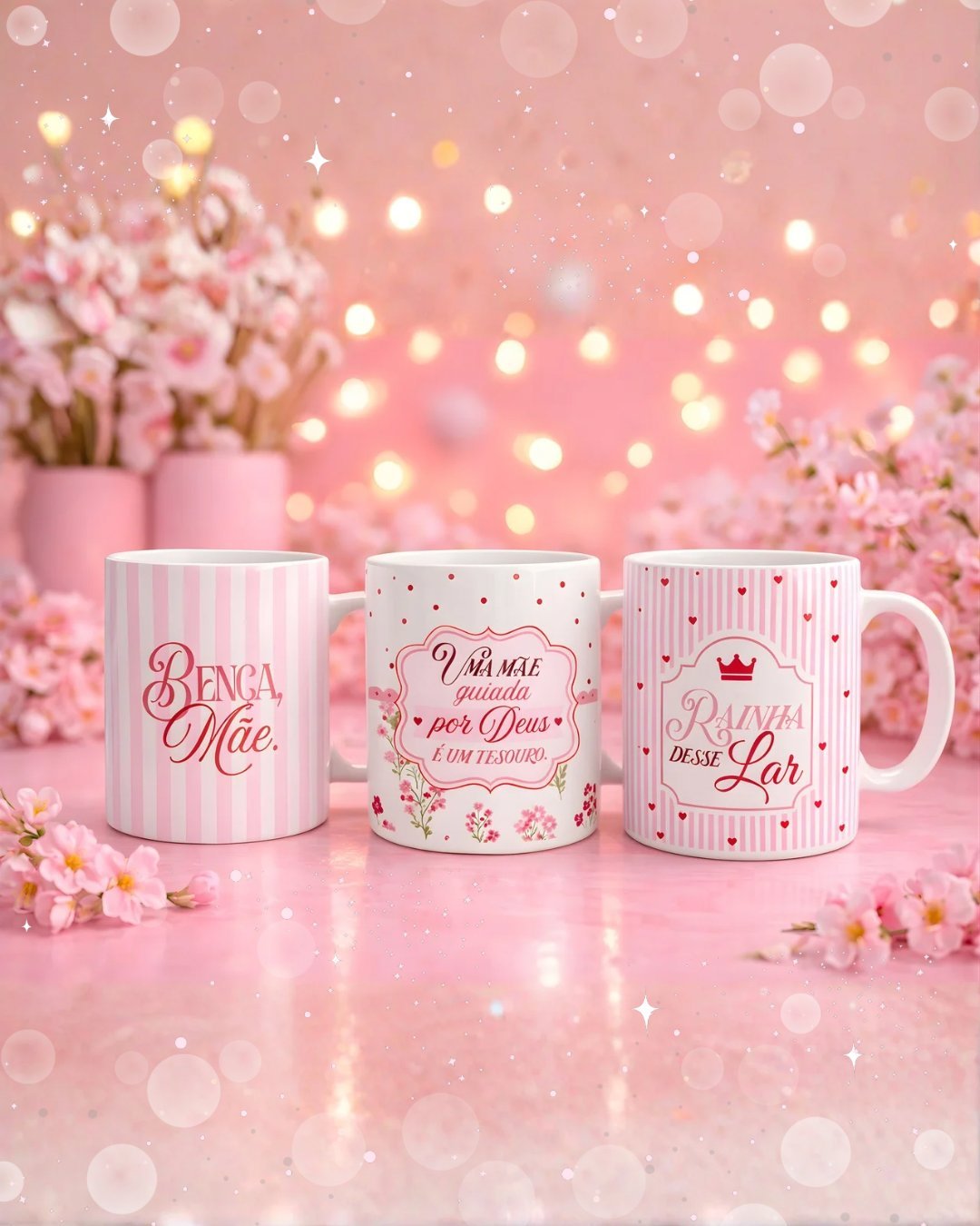 Canecas Sublimação 10X21 Dia Das Mães
