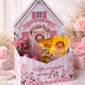 Caixa Envelope Casinha Dia Das Mães