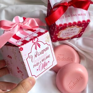 Caixinha 2 Sabonetes Dia Das Mães