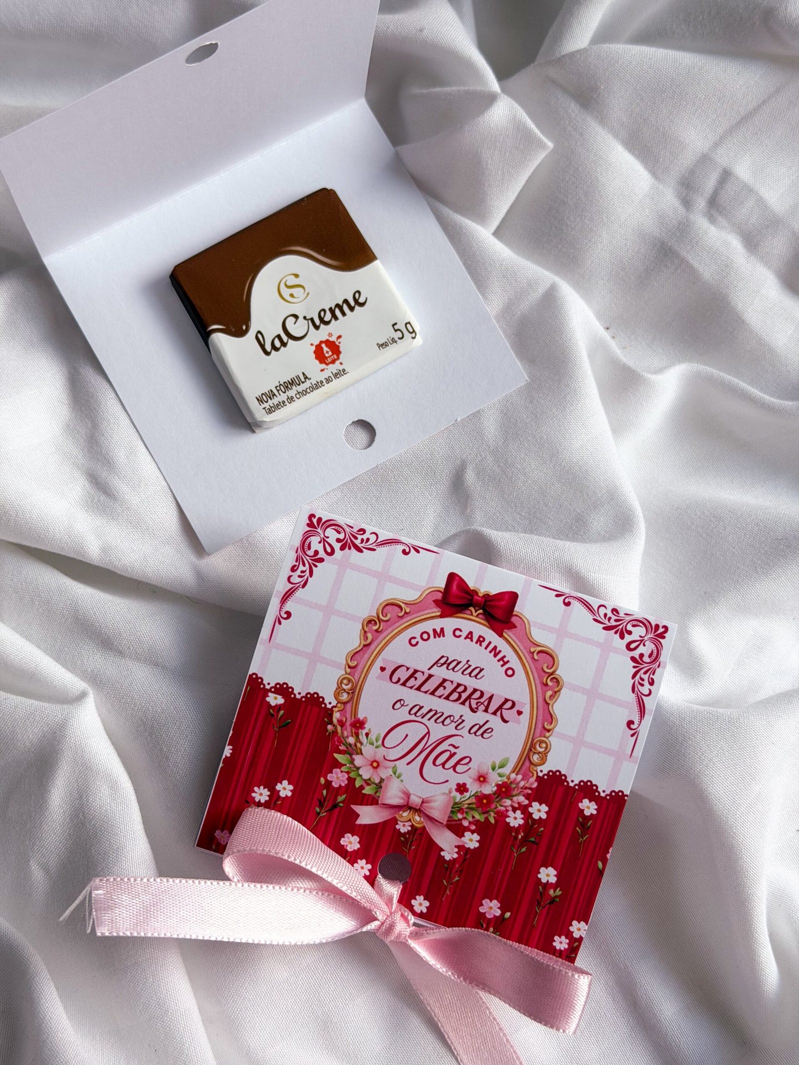 Card Dobravel Tablet Cacau Show Ou Chaveiros 7X13