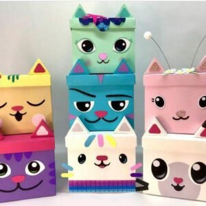 Caixa Gatos A Casa Magica Da Gaby