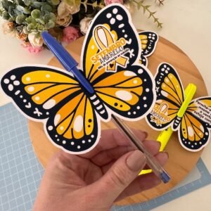 Card Borboleta Setembro Amarelo