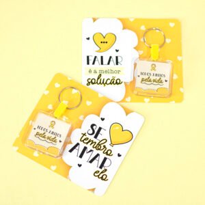 Card Chaveiro Setembro Amarelo