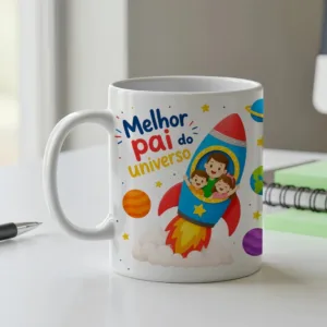 Arte Caneca Melhor Pai Do Universo