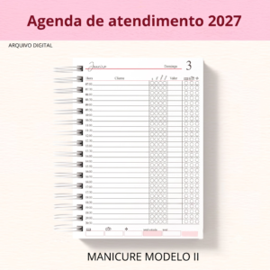 Miolo Agenda Manicure