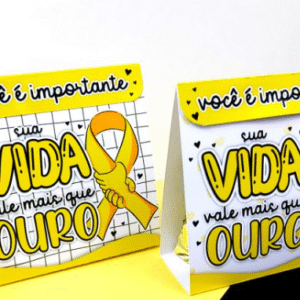 Porta Bombons Setembro Amarelo