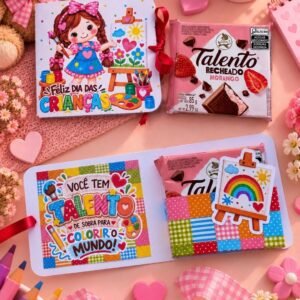 Cartao Chocolate Talento Dia Das Crianças