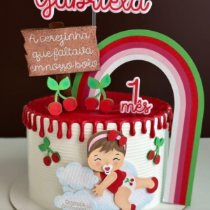 Topo Bebe Cerejinha